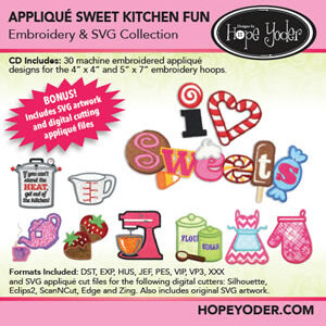 Applique Sweet Kitchen Fun