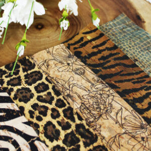 Cork Fabric - Copper - Sheets, 5 pcs