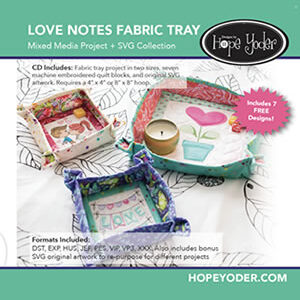 Love Notes Fabric Tray