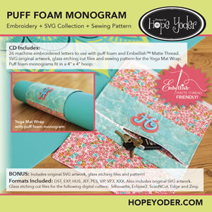 Puff Foam Monogram
