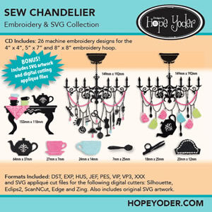 Sew Chandelier