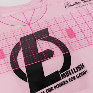 T Shirt Heat Transfer Vinyl Centering Ruler
